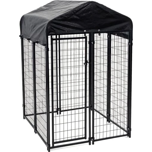 Lucky Dog Uptown Welded Wire Dog Kennel, Cover & Frame -Dog Supplies 217613 MAIN. AC SS1800 V1588166463