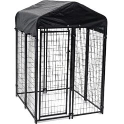 Lucky Dog Uptown Welded Wire Dog Kennel, Cover & Frame -Dog Supplies 217613 PT5. AC SS1800 V1585762572