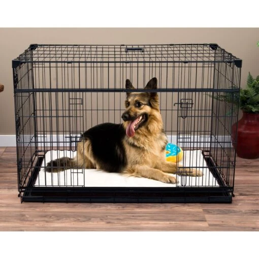 Lucky Dog Sliding Double Door Wire Dog Crate -Dog Supplies 217625 MAIN. AC SS1800 V1580827476