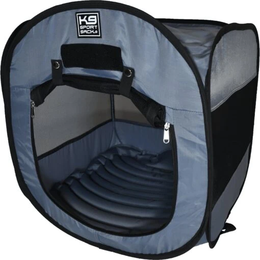 K9 Sport Sack Kennel Pop-Up Dog & Cat Tent, Grey -Dog Supplies 218850 PT4. AC SS1800 V1584457966