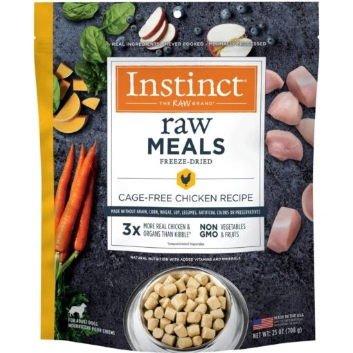 Instinct Freeze-Dried Raw Meals Cage-Free Chicken Recipe Grain-Free Dog Food -Dog Supplies 219416 MAIN. AC SS1800 V1690553144