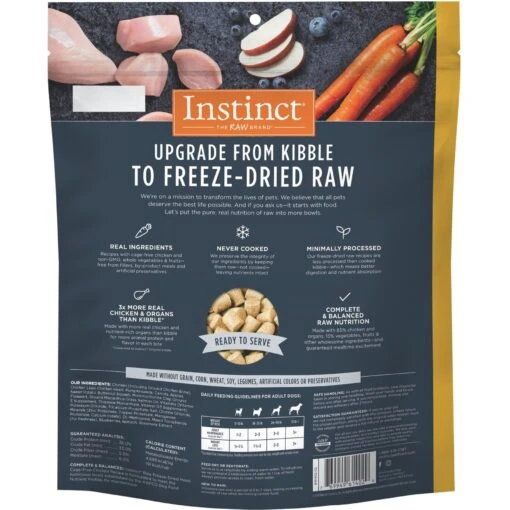 Instinct Freeze-Dried Raw Meals Cage-Free Chicken Recipe Grain-Free Dog Food -Dog Supplies 219416 PT1. AC SS1800 V1690553097