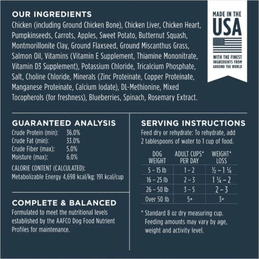 Instinct Freeze-Dried Raw Meals Cage-Free Chicken Recipe Grain-Free Dog Food -Dog Supplies 219416 PT7. AC SS1800 V1690580682