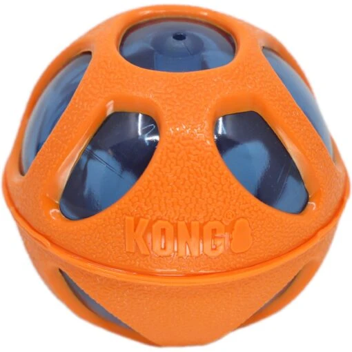 KONG Wrapz Ball Dog Toy -Dog Supplies 219737 MAIN. AC SS1800 V1631759184