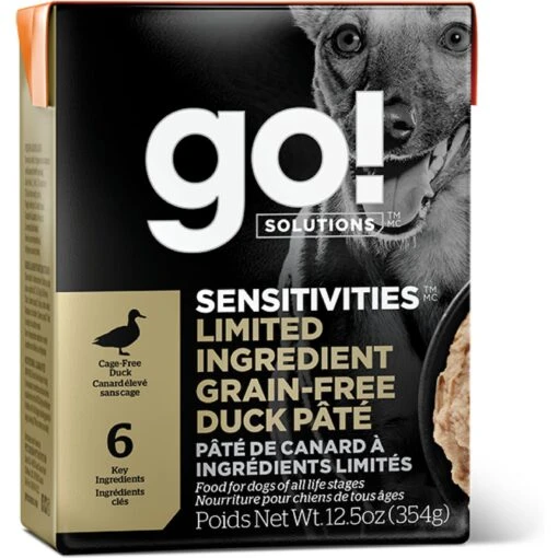 Go! Solutions Sensitivities Limited Ingredient Grain-Free Duck Pate Dog Food -Dog Supplies 220096 main. AC SS1800 V1581360504