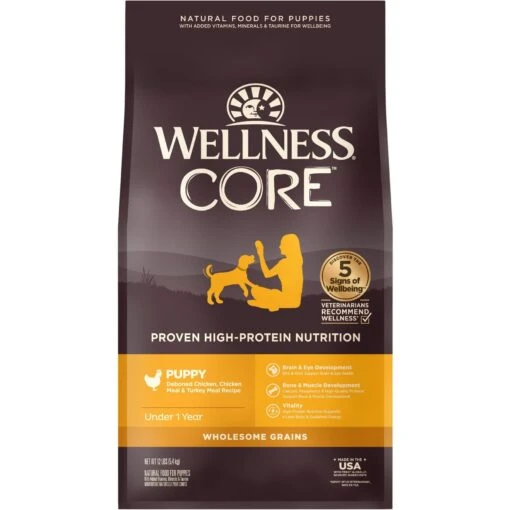 Wellness CORE Wholesome Grains Puppy High Protein Dry Dog Food -Dog Supplies 222326 MAIN. AC SS1800 V1646347900