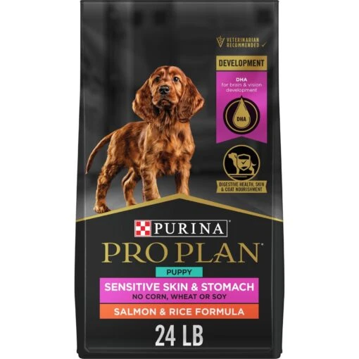 Purina Pro Plan Puppy Sensitive Skin & Stomach Salmon & Rice Dry Dog Food -Dog Supplies 222977 MAIN. AC SS1800 V1700689940