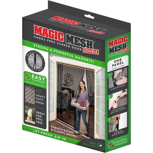 Magic Mesh Hands-Free Screen Double Dog & Cat Door -Dog Supplies 223418 MAIN. AC SS1800 V1583526185