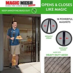 Magic Mesh Hands-Free Screen Double Dog & Cat Door -Dog Supplies 223418 PT3. AC SS1800 V1583523546