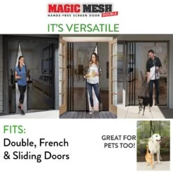 Magic Mesh Hands-Free Screen Double Dog & Cat Door -Dog Supplies 223418 PT4. AC SS1800 V1583523553