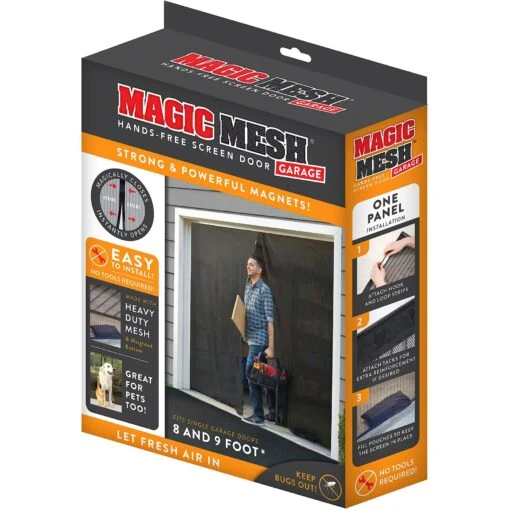 Magic Mesh Hands-Free Garage Screen Dog & Cat Door -Dog Supplies 223420 MAIN. AC SS1800 V1583526187