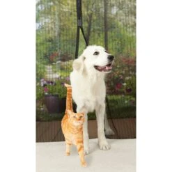 Magic Mesh Hands-Free Garage Screen Dog & Cat Door -Dog Supplies 223420 PT8. AC SS1800 V1628227870