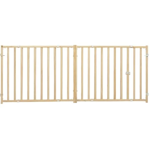 MidWest Extra-Wide Wood Dog Gate -Dog Supplies 226372 MAIN. AC SS1800 V1583958793