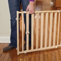 MidWest Extra-Wide Wood Dog Gate -Dog Supplies 226372 PT3. AC SS1800 V1583958797