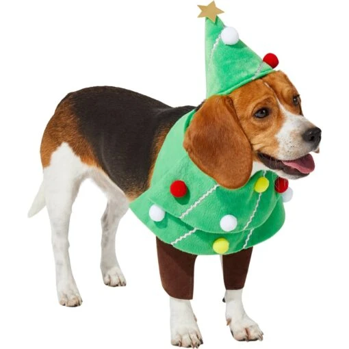 Frisco Front Walking Christmas Tree Dog & Cat Costume -Dog Supplies 229164 PT3. AC SS1800 V1631300546