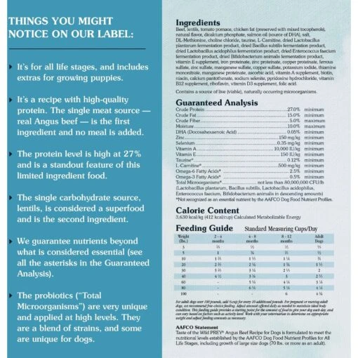 Taste Of The Wild PREY Angus Beef Recipe Limited Ingredient Recipe Dry Dog Food -Dog Supplies 229937 PT2. AC SS1800 V1659908423