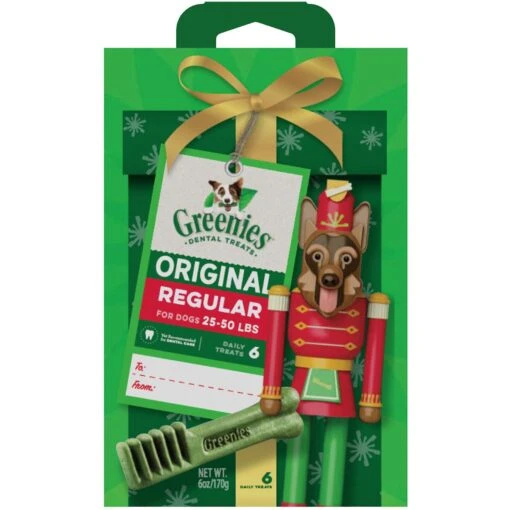 Greenies Original Regular Holiday Dental Dog Treats, 6 Count -Dog Supplies 231258 MAIN. AC SS1800 V1593790265