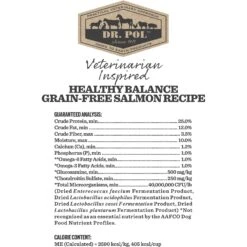 Dr. Pol Healthy Balance Salmon Recipe Grain-Free Dry Dog Food -Dog Supplies 232536 PT4. AC SS1800 V1588102628