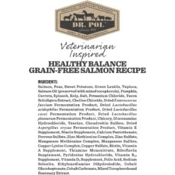 Dr. Pol Healthy Balance Salmon Recipe Grain-Free Dry Dog Food -Dog Supplies 232536 PT5. AC SS1800 V1588102583