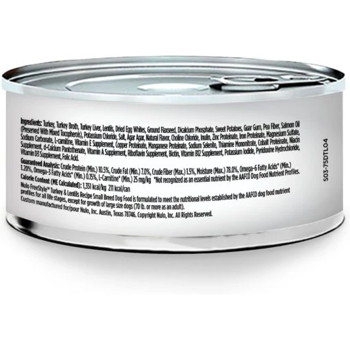 Nulo Freestyle Turkey & Lentils Recipe Grain-Free Small Breed & Puppy Canned Dog Food -Dog Supplies 232544 PT1. AC SS1800 V1665526608