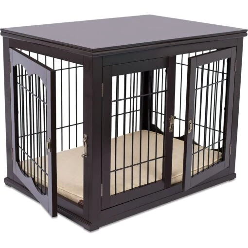 Internet's Best Double Door Furniture Style Dog Crate & End Table -Dog Supplies 233361 PT3. AC SS1800 V1604008614