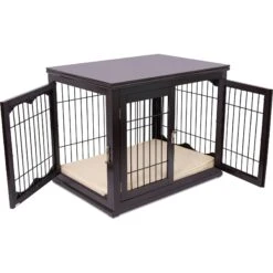 Internet's Best Double Door Furniture Style Dog Crate & End Table -Dog Supplies 233361 PT4. AC SS1800 V1588165627