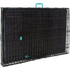 Frisco Heavy Duty Enhanced Lock Double Door Fold & Carry Wire Dog Crate & Mat Kit -Dog Supplies 233736 PT7. AC SS1800 V1671718799