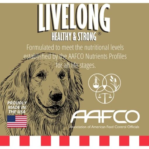 Livelong Healthy & Strong Chicken & Sweet Potato Recipe Wet Dog Food, 12.5-oz Can, Case Of 12 -Dog Supplies 235062 PT1. AC SS1800 V1589915554