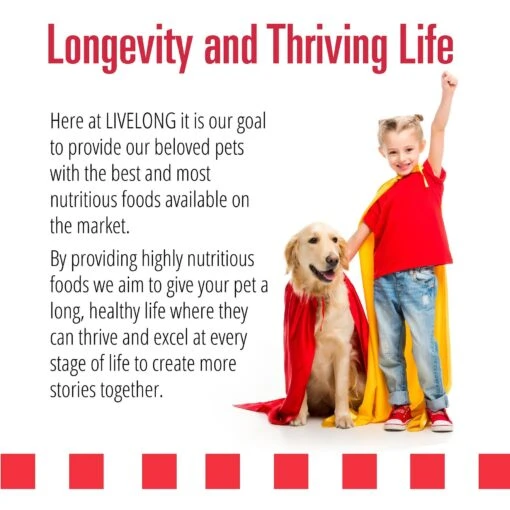 Livelong Healthy & Strong Lamb, Beef & Sweet Potato Recipe Wet Dog Food, 12.5-oz Can, Case Of 12 -Dog Supplies 235064 PT5. AC SS1800 V1589915473