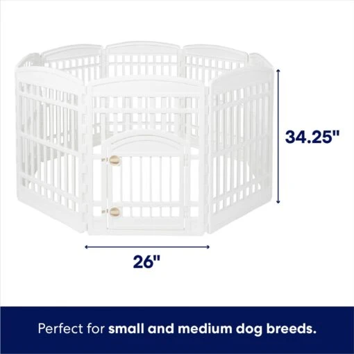 Frisco 8-Panel Plastic Exercise Dog Playpen -Dog Supplies 239693 PT2. AC SS1800 V1671718798