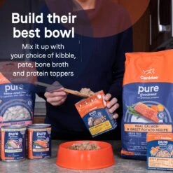 CANIDAE PURE All Stages Grain-Free Limited Ingredient Salmon & Sweet Potato Recipe Canned Dog Food, 13-oz -Dog Supplies 239824 PT8. AC SS1800 V1673648595