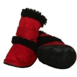 Pet Life Shearling Duggz Dog Shoes, 4 Count -Dog Supplies 242510 PT2. AC SS1800 V1608234756