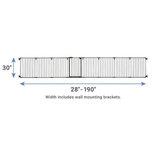 Frisco Steel 8-Panel Configurable Dog Gate & Playpen -Dog Supplies 250603 PT1. AC SS1800 V1620917022