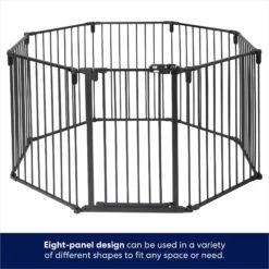 Frisco Steel 8-Panel Configurable Dog Gate & Playpen -Dog Supplies 250603 PT3. AC SS1800 V1666119611