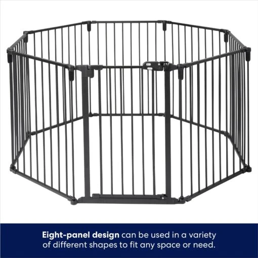 Frisco Steel 8-Panel Configurable Dog Gate & Playpen -Dog Supplies 250603 PT3. AC SS1800 V1666119611