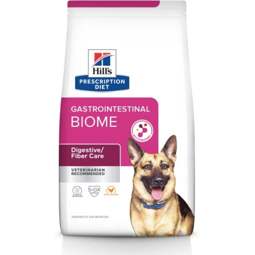 Hill's Prescription Diet Gastrointestinal Biome Chicken Flavor Dry Dog Food -Dog Supplies 250641 MAIN. AC SS1800 V1647294132