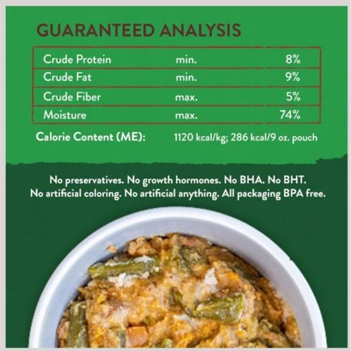 Portland Pet Food Company Grandma Ada's Turkey & Yams Homestyle Wet Dog Food Topper, 9-oz Pouch, Case Of 4 -Dog Supplies 252879 PT5. AC SS1800 V1693247552