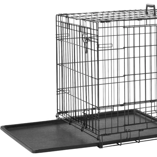 Frisco Heavy Duty Fold & Carry Double Door Collapsible Wire Dog Crate & Frisco Wire Dog & Small Pet Exercise Pen With Step-Through Door -Dog Supplies 255537 PT1. AC SS1800 V1603646532