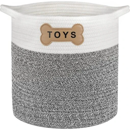 Park Life Designs Naples Cotton Rope Dog & Cat Toy Storage Basket -Dog Supplies 258308 MAIN. AC SS1800 V1605057438