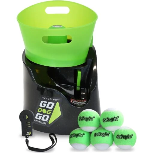 Hyper Pet GoDogGo Fetch Machine G5 Rechargeable Ball Launcher Interactive Dog Toy -Dog Supplies 258942 MAIN. AC SS1800 V1622588251