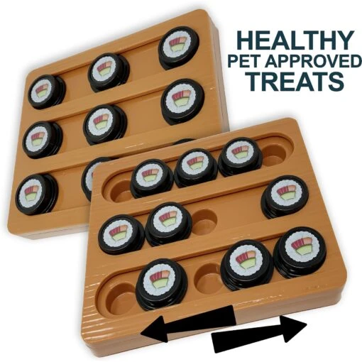 OurPets Sushi Treat Dispensing Puzzle Dog & Cat Toy -Dog Supplies 258947 PT5. AC SS1800 V1605919021