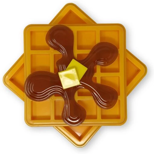 OurPets Waffle Squeaky Treat Dispensing Puzzle Dog & Cat Toy -Dog Supplies 258949 MAIN. AC SS1800 V1605845210