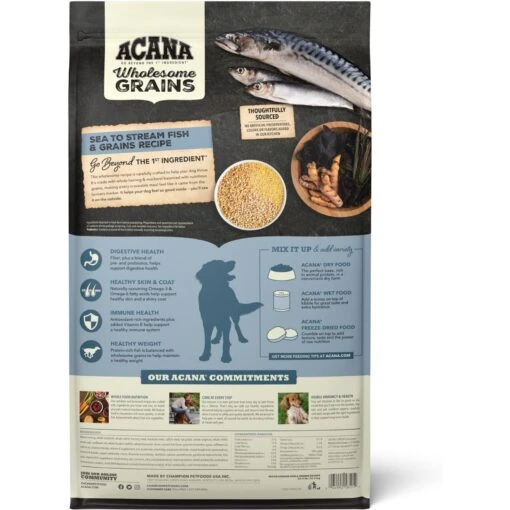 ACANA Sea To Stream Recipe + Wholesome Grains Dry Dog Food -Dog Supplies 259583 PT2. AC SS1800 V1696264374