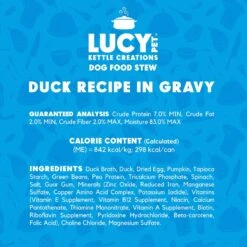 Lucy Pet Products Kettle Creations Duck Recipe In Gravy Wet Dog Food, 12.5-oz Can, Case Of 12 -Dog Supplies 263492 PT4. AC SS1800 V1607438927