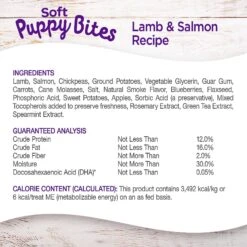 Wellness Soft Puppy Bites Lamb & Salmon Recipe Grain-Free Natural Dog Treats -Dog Supplies 264908 PT4. AC SS1800 V1608691346