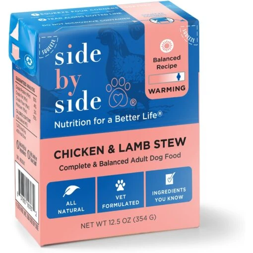 Side By Side Warming Complete & Balanced Chicken & Lamb Stew Wet Dog Food, 12.5-oz Box -Dog Supplies 264984 MAIN. AC SS1800 V1611328274