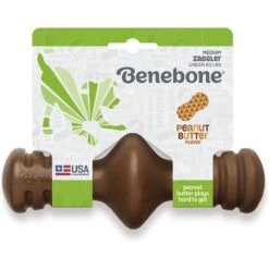 Benebone Zaggler Peanut Flavor Chew Dog Toy -Dog Supplies 265093 PT2. AC SS1800 V1620643329