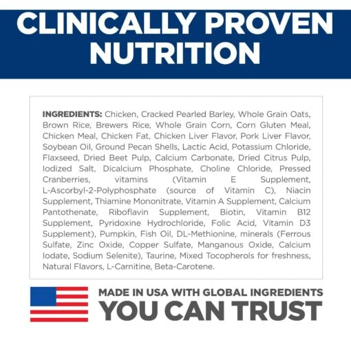 Hill's Science Diet Adult 7+ Perfect Digestion Small Bites Chicken Dry Dog Food, 12-lb Bag -Dog Supplies 266838 PT6. AC SS1800 V1614208926