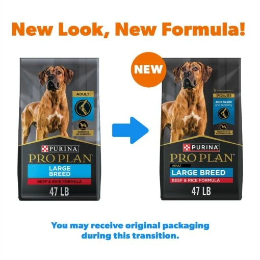 Purina Pro Plan Specialized Beef & Rice Formula High Protein Large Breed Dry Dog Food -Dog Supplies 271625 PT1. AC SS1800 V1649108193