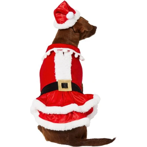 Frisco Mrs. Claus Dog & Cat Costume -Dog Supplies 276150 PT3. AC SS1800 V1631572139